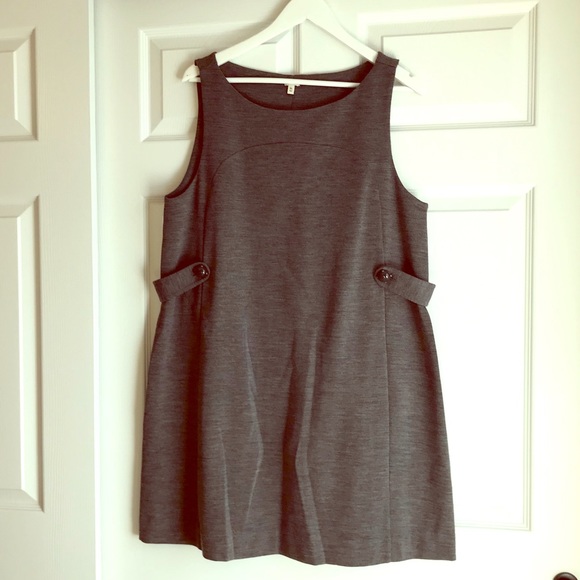 J. Crew Dresses & Skirts - J. Crew Charcoal Relaxed Jumper Dress - Size XL